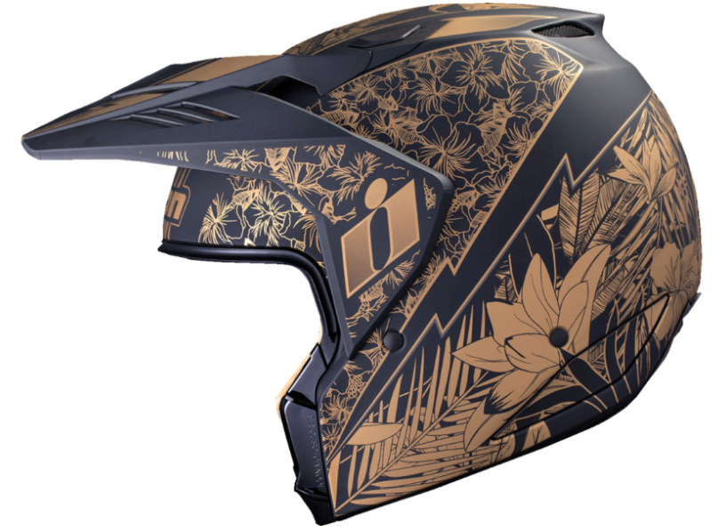 INO Icon Elsinore Helmet - Kaonohi Black : CRF's Only